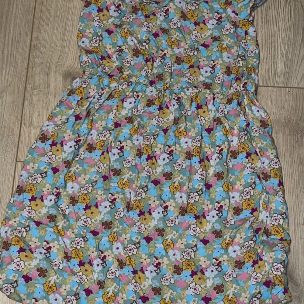 Floral Kids Dress - Multicolor